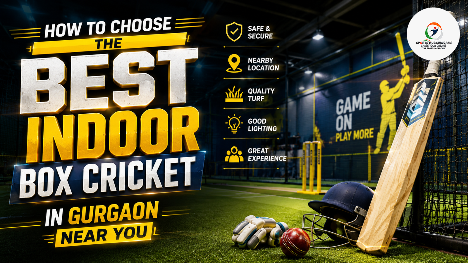 How to Choose the Best Indoor Box Cricket in Gurgaon Near You 1 How to Choose the Best Indoor Box Cricket in Gurgaon Near You