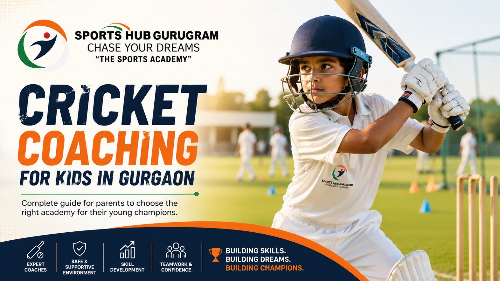 Cricket Coaching for Kids in Gurgaon: Complete Guide for Parents 1 Cricket Coaching for Kids in Gurgaon: Complete Guide for Parents